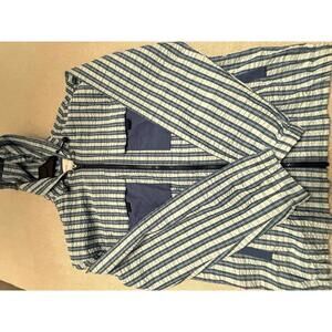 Assembly Men's Striped Hooded Jacket Medium